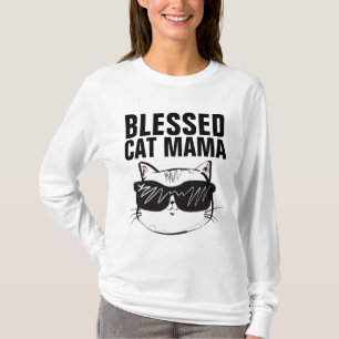 CAT MOM Camisetas BENDECIDAS