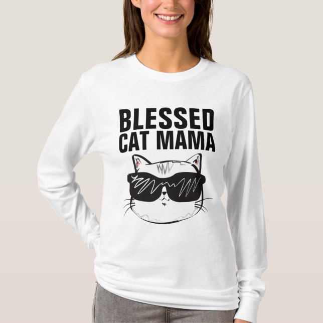 CAT MOM Camisetas BENDECIDAS (Anverso)