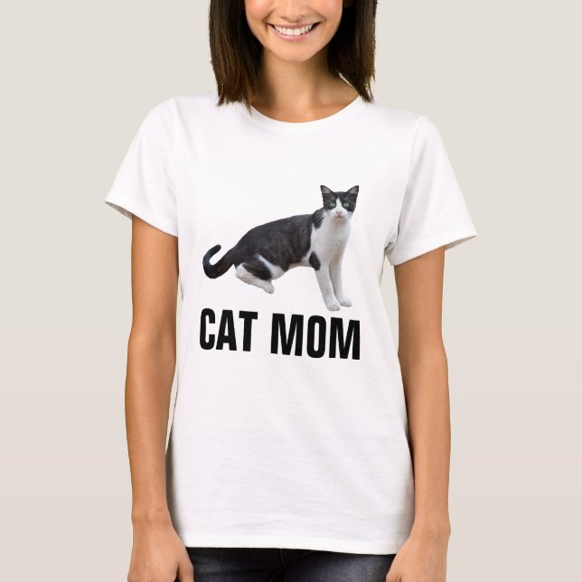 CAT MOM, camisetas CAT de TUXEDO (Anverso)