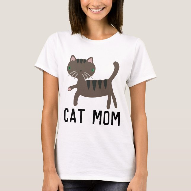 CAT MOM, Camisetas CAT GRIS (Anverso)