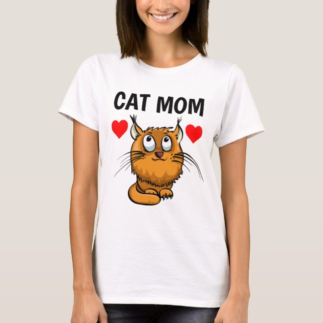 CAT MOM, CAMISETAS DE GINGER CAT (Anverso)