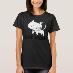 CAT MOM, camisetas graciosas y lindas para gato Ki