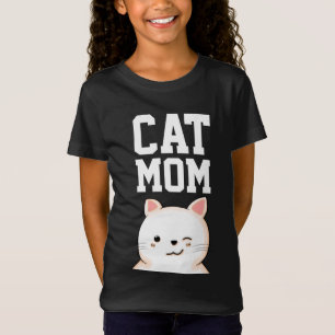 CAT MOM CHICAS Camisetas de mujeres