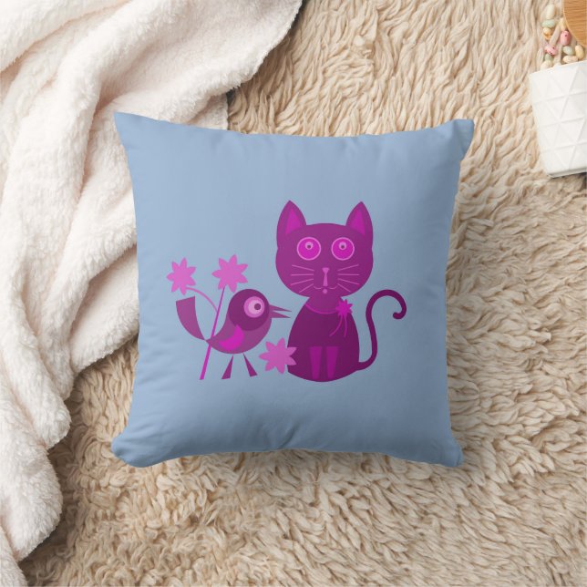 CAT MOM COJÍN DECORATIVO COMO REGALO PARA CUALQUIE (Manta)