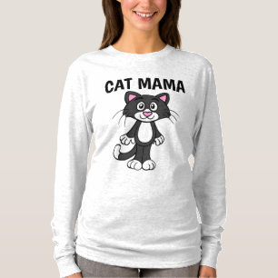 CAT MOM, (MAMA) Camisetas para gato