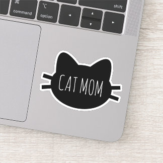 CAT MOM Pegatina de Personalizado de corte de vini