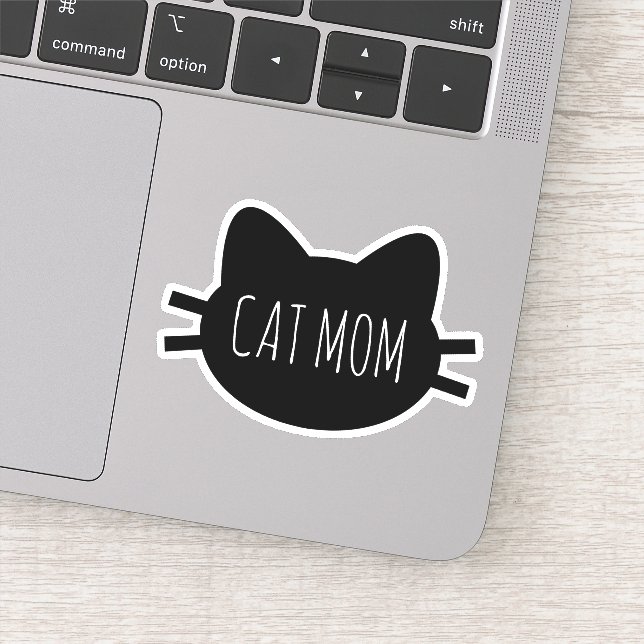 CAT MOM Pegatina de Personalizado de corte de vini (Detalle)