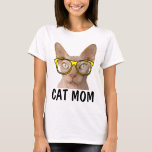 CAT MOM SPHYNX camisetas graciosas