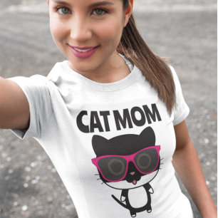 CAT MOM SUNGLASSES Camisetas CAT GUAY