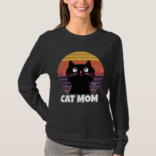 CAT MOM VINTAGE RETRO OCHENTA Camisetas 80