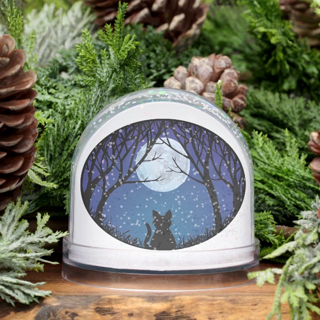 Cat Snow Globe Personalized Cat Lover Snow Globe (Invierno)