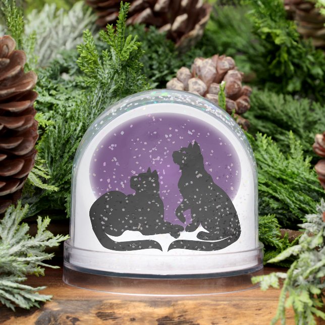 Cat Snow Globe Personalized Cat Lover Snow Globe (Invierno)