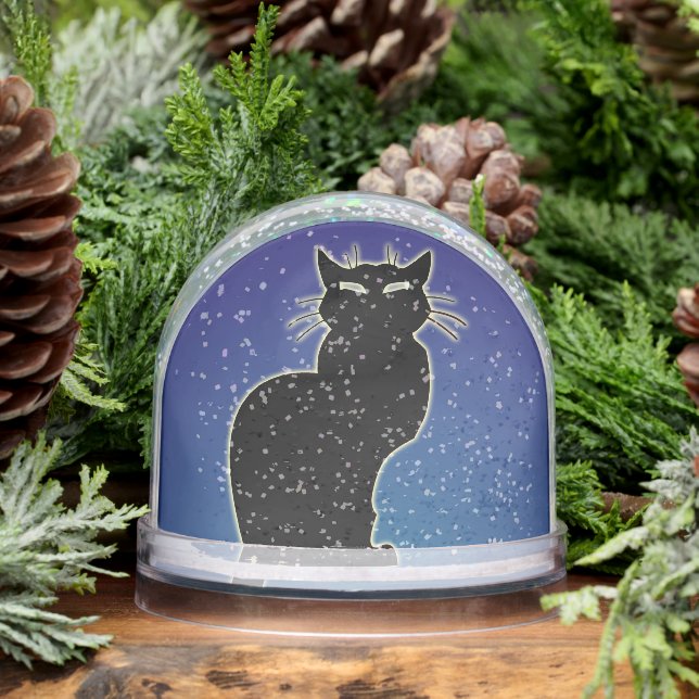Cat Snow Globe Personalized Cat Lover Snow Globe (Invierno)