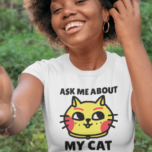CAT T-SHIRTS TRENDY ME PREGUNTA SOBRE LA CAMISETA