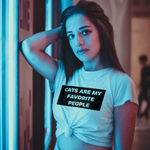 CAT TES CATS ES MI Camiseta FAVORITA