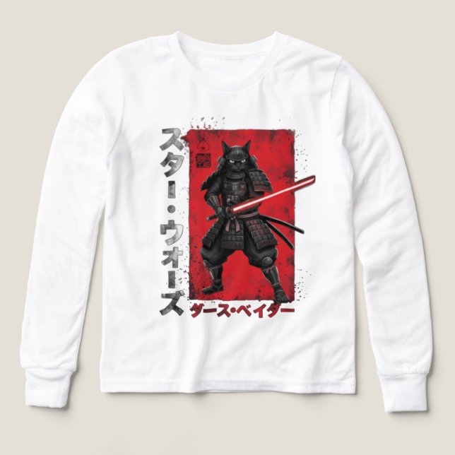 cat wars samurai kawaii (Diseño frontal)