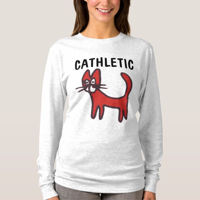 CAT WORKOUT CATHLETIC GYM Camisetas (Anverso)