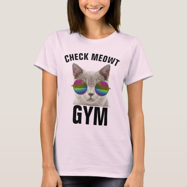 CAT WORKOUT GYM COLOTHING, Tops Tank (Anverso)