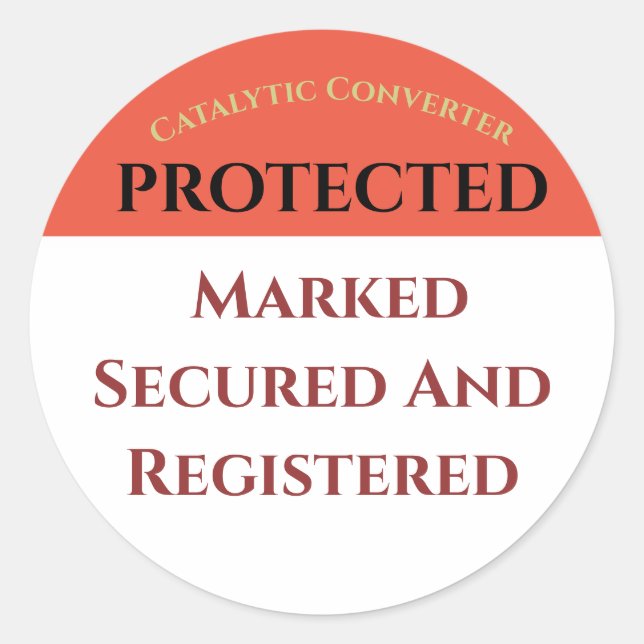 Catalizador Protegido, editar Pegatina de texto (Anverso)