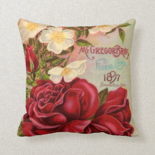 Catálogo de Rosas Vintage Cubre almohada estadoun