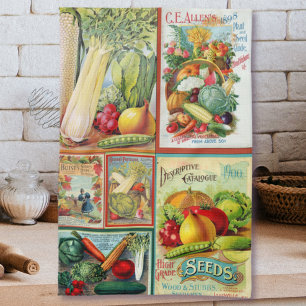 Catálogo de semillas de época Toalla de cocina de 