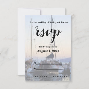 Catamarán en la boda del puerto de Lahaina RSVP