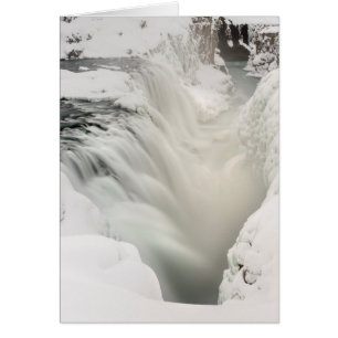 Catarata Godafoss, invierno, Islandia