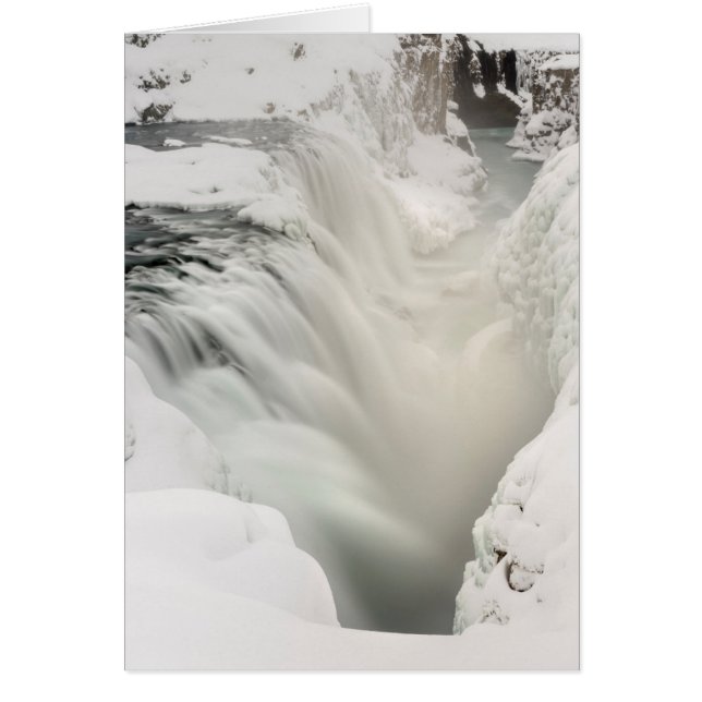 Catarata Godafoss, invierno, Islandia (Frente)
