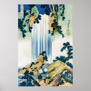 Catarata Yoro en la provincia de Mino Arte japonés