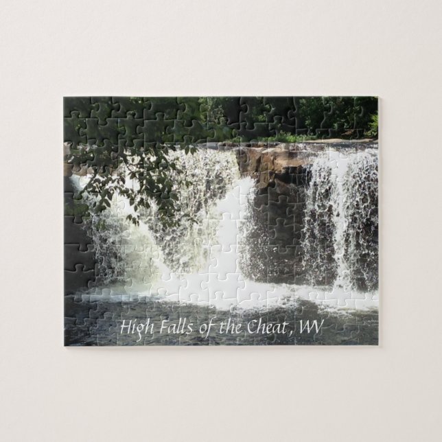 Cataratas altas de Cheat WV WV Waterfall Puzzles (Horizontal)