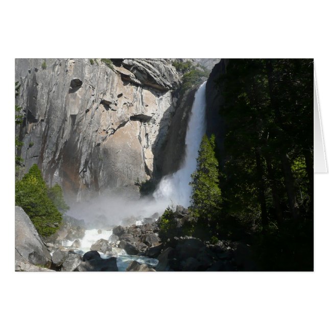 Cataratas bajas yosemitas del Parque Nacional Yose (Anverso (Horizontal))