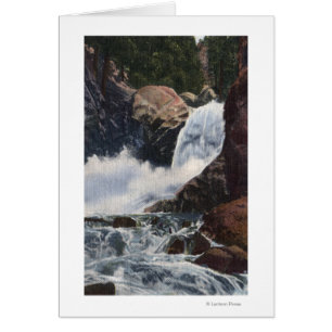 Cataratas de Boulder en el cañón de Boulder, vista