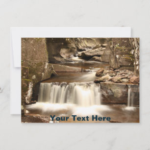 Cataratas de Bracklinn personalizables, tarjeta de