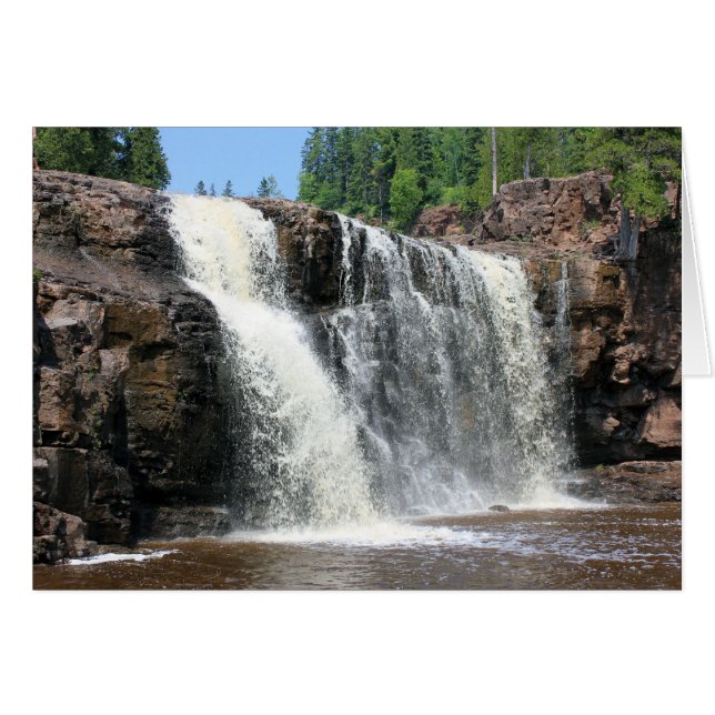Cataratas de Gooseberry, costa norte, Minnesota (Anverso (Horizontal))