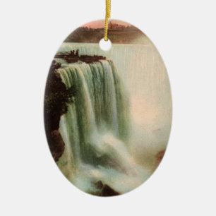 Cataratas de herradura en el ornamento del Niágara