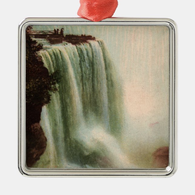 Cataratas de herradura en el ornamento del Niágara (Frente)