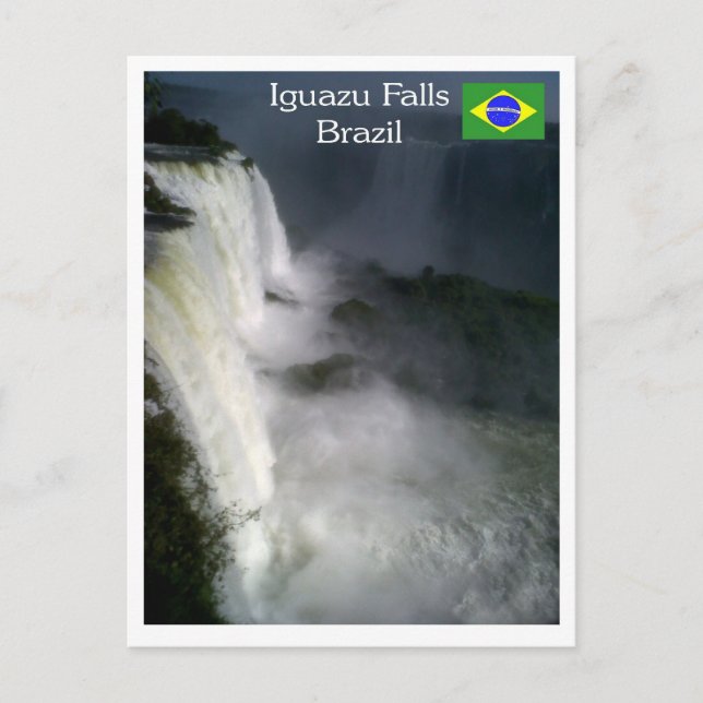 Cataratas de Iguazu, Iguazú cae postal (Anverso)