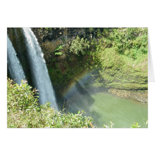 Cataratas de Kauai Hawaii Wailua (Anverso (Horizontal))