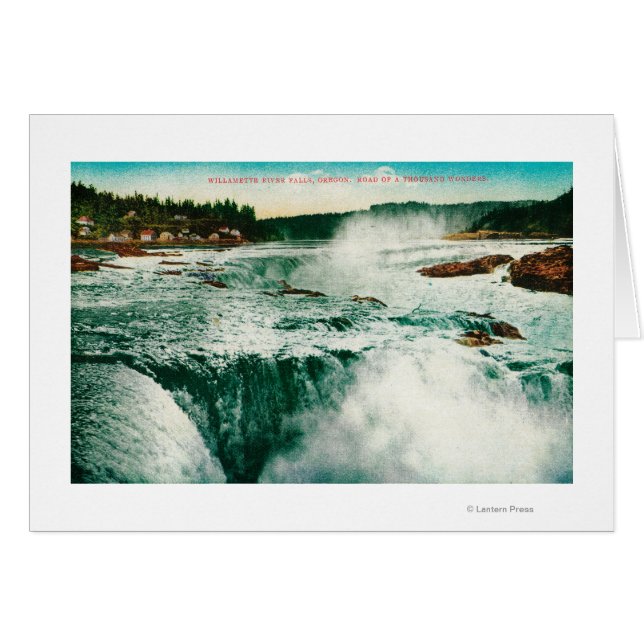Cataratas de Willamette en Portland 2 (Anverso (Horizontal))
