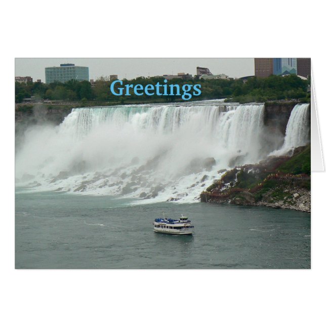 Cataratas del Niágara en el lado canadiense (Anverso (Horizontal))
