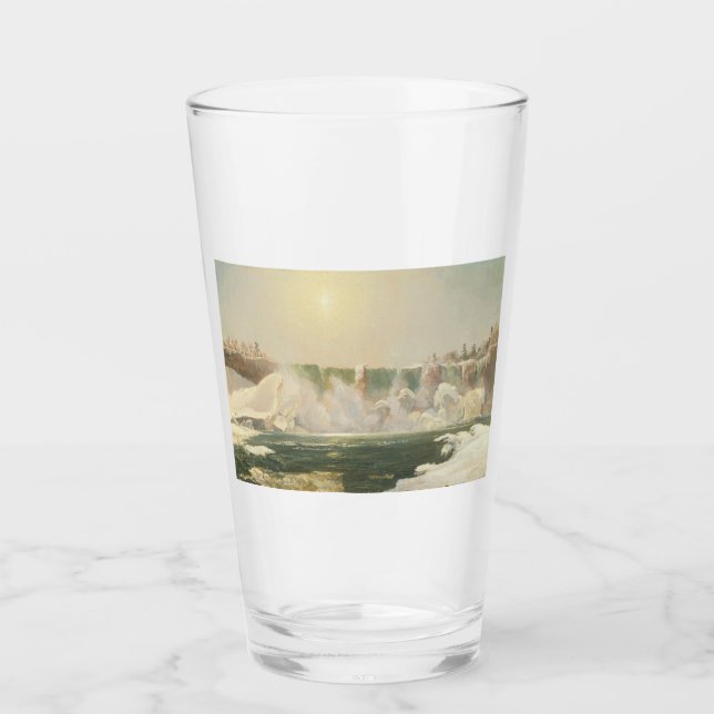 Cataratas del Niágara en invierno (hielo en el agu (Anverso)