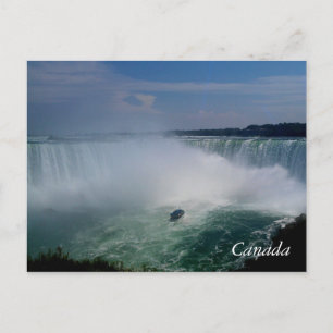 Cataratas del Niágara, postal de Canadá