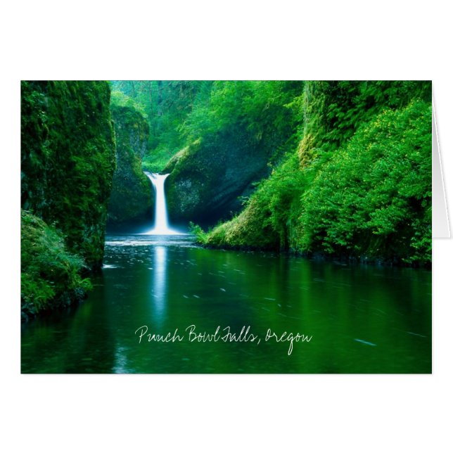 Cataratas del Punch Bowl, garganta del río Columbi (Anverso (Horizontal))