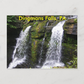 Cataratas Dingmans, postal PA