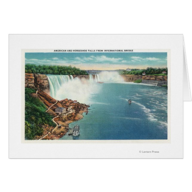 Cataratas norteamericanas y herradura (Anverso (Horizontal))