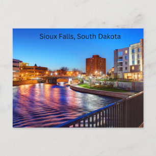 Cataratas Sioux, postal de Dakota del Sur