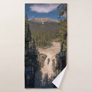 Cataratas Sunwapta, fotografía de cascada canadien