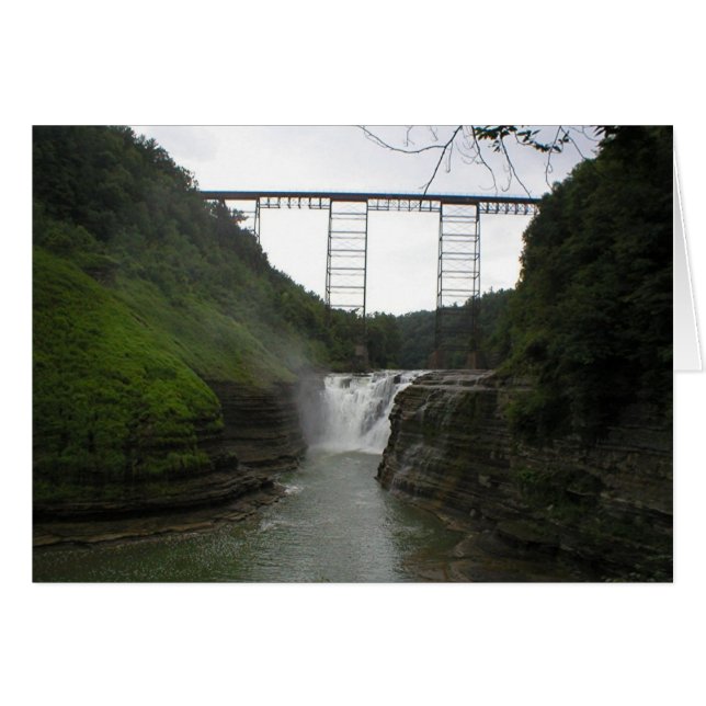 Cataratas superiores (tarjeta) (Anverso (Horizontal))