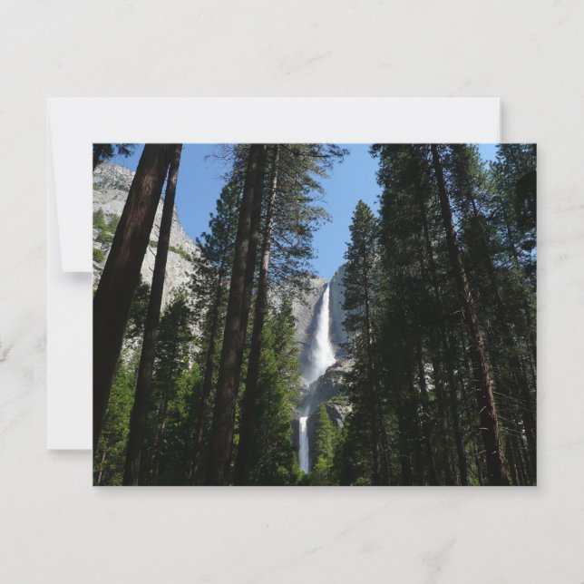 Cataratas Yosemite y paisajes de Woods fotográfico (Anverso)