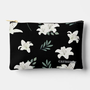 Catberry Bolsa de patrón floral minimalista